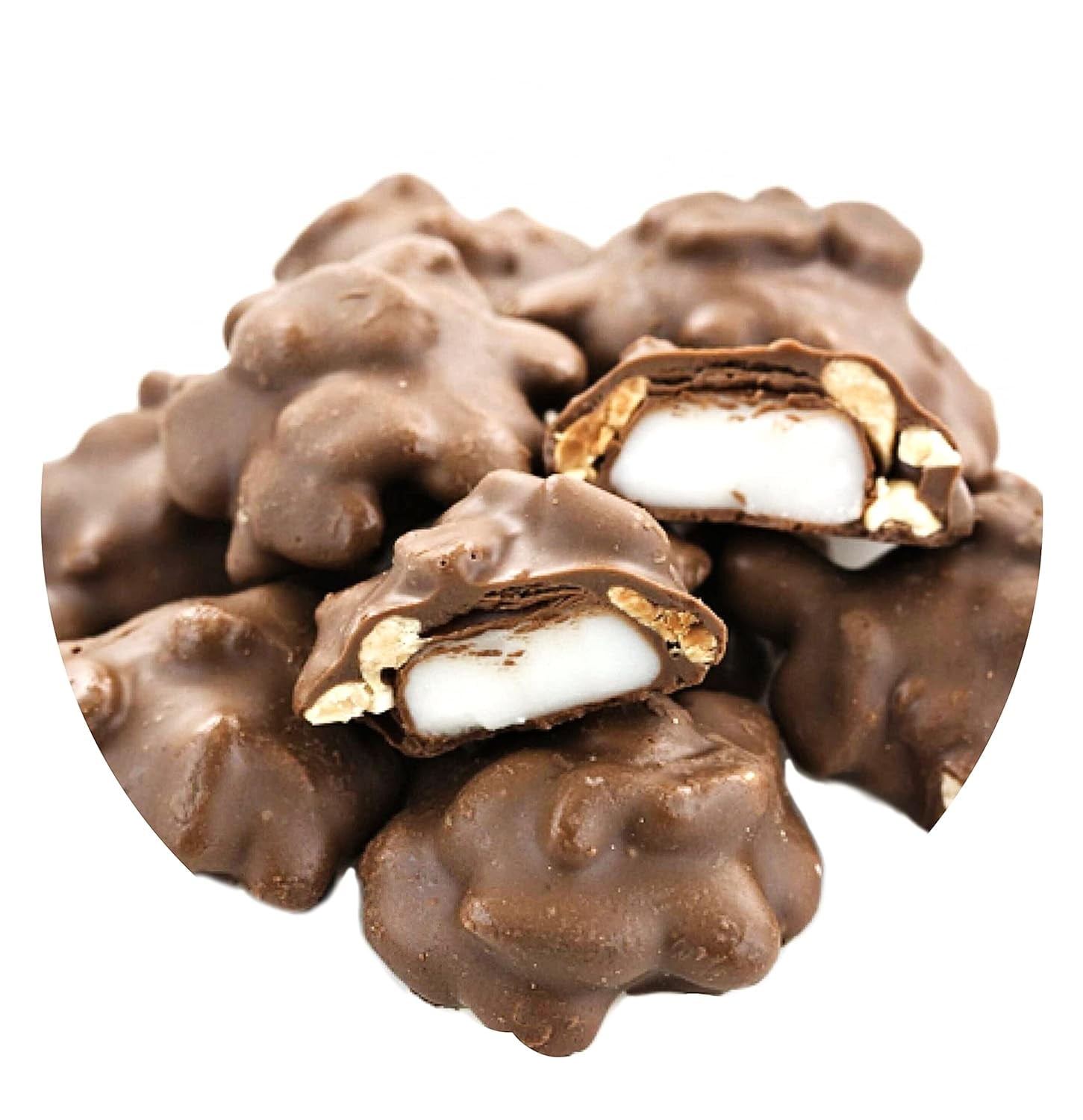 Funtasty Milk Chocolate Vanilla Nut Clusters, Bulk Candy, 15 Ounce Bag
