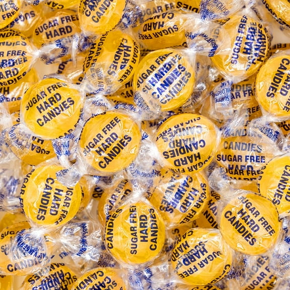 Funtasty Sugar-Free Lemon Hard Candy, Individually Wrapped, 1 Pound Pack