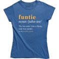 thumbnail image 1 of Funtie The Fun Aunt Like A Mom - Funny Family Women's T-Shirt, 1 of 4