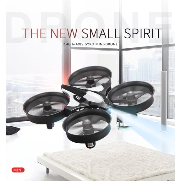 Funtogether Toy Mini Drone for Kids and Beginners, RC Quadcopter with Full 360° Propeller Guards, High/Low Speed Modes, Stable Indoor and Outdoor Micro Drone