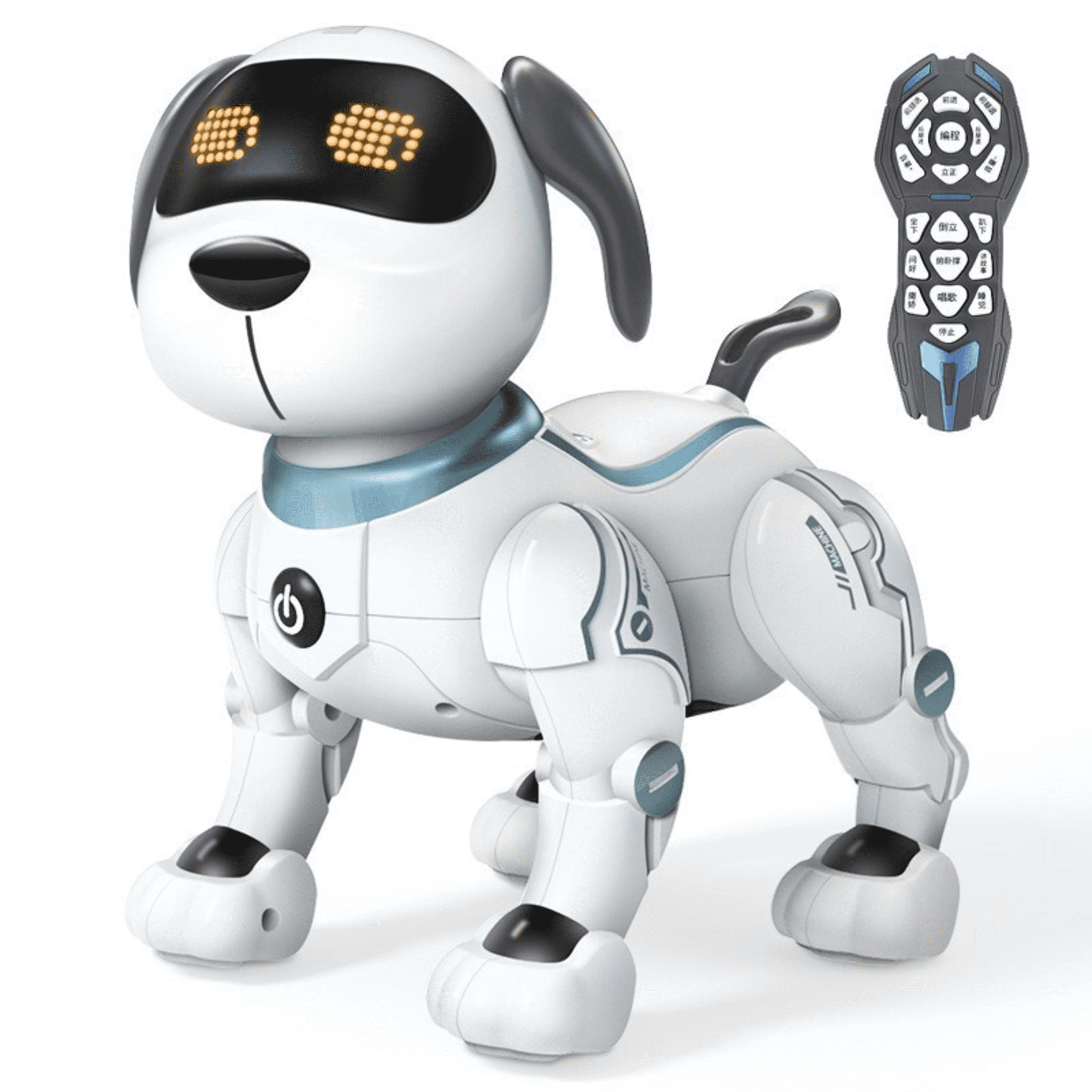 Funtogether Toy Remote Control Robot Dog, Interactive & Programmable RC Puppy that Sings, Dances, and Tells Stories, STEM Educational Toy for Kids Product Description Summary