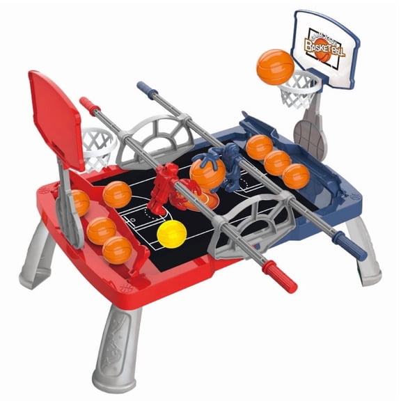 Funtogether 2-Player Tabletop Basketball Game, Interactive Head-to-Head Arcade Toy with Mini Balls, Portable Sports Battle for Kids & Family