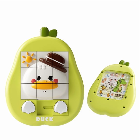 Funtogether Toys 3D Animal Huarong Road Puzzle Plane Maze Game, Educational Brain Teaser for Kids