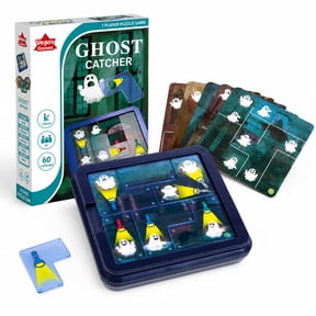 Funtogether Toys Ghost Hunter Logic Game, 60-Challenge STEM Brain Teaser for Kids