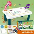 thumbnail image 1 of Kids Drawing Projector Table by Funtogether Toys, Ages 3+ Years, 17 Piece Art Set, Giraffe Trace and Draw Desk with Light, 1 of 6