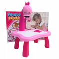 thumbnail image 1 of Funtogether Toys Kids Drawing Projector Table, Giraffe Trace and Draw Art Desk with Light, Includes Projector Slides, 12 Markers & Book, Educational Learning Toy for Toddlers, 1 of 6