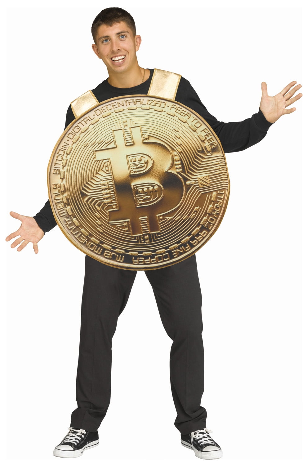 Golden Bitcoin Cryptocurrency Costume for Halloween Ghana | Ubuy