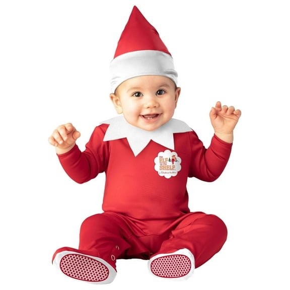 Funworld Elf On The Shelf Baby Boy Elf Infant Costume | 0-6M Unisex