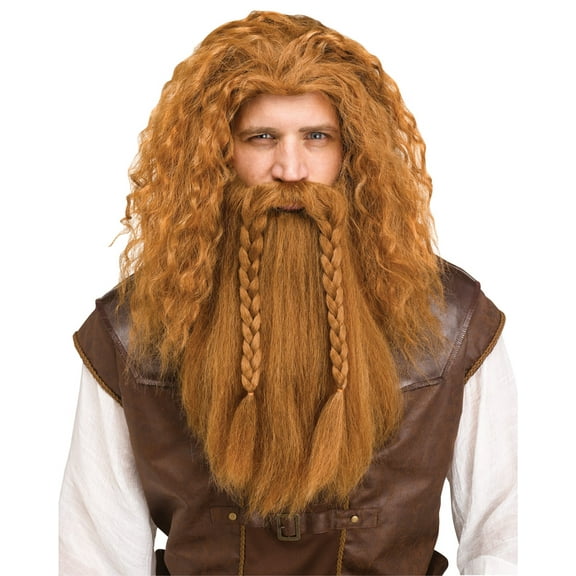 Fun World Auburn Viking Wig & Beard