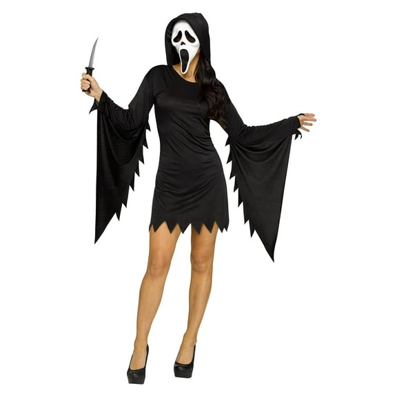 Funworld Ghost Face Glamour Adult Costume | Medium/Large (10/14) Female
