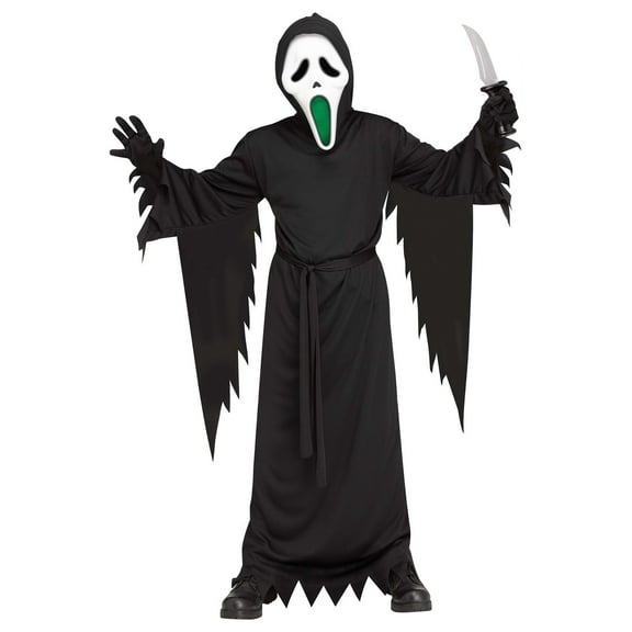 Funworld Ghost Face LU Fade Mouth Child Costume | Medium Unisex