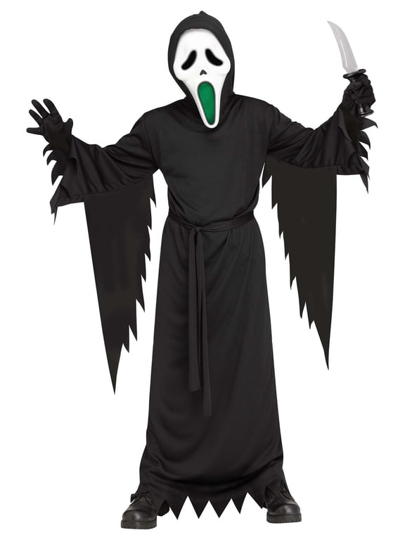 Funworld Ghost Face LU Fade Mouth Child Costume | Medium Unisex