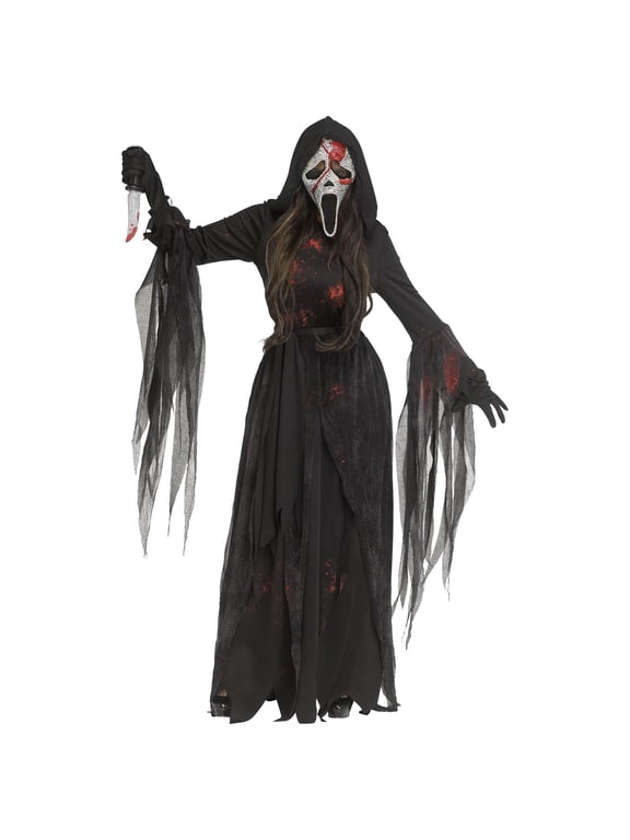 Bloody Bling Ghost Face Women's Costume | Scream Costumes