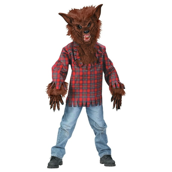 Funworld Werewolf Costume Child: Brown Medium Male