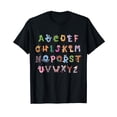 thumbnail image 1 of Funy Alphabet ABCs Animal Learning Kindergarten Teacher T-Shirt, 1 of 5