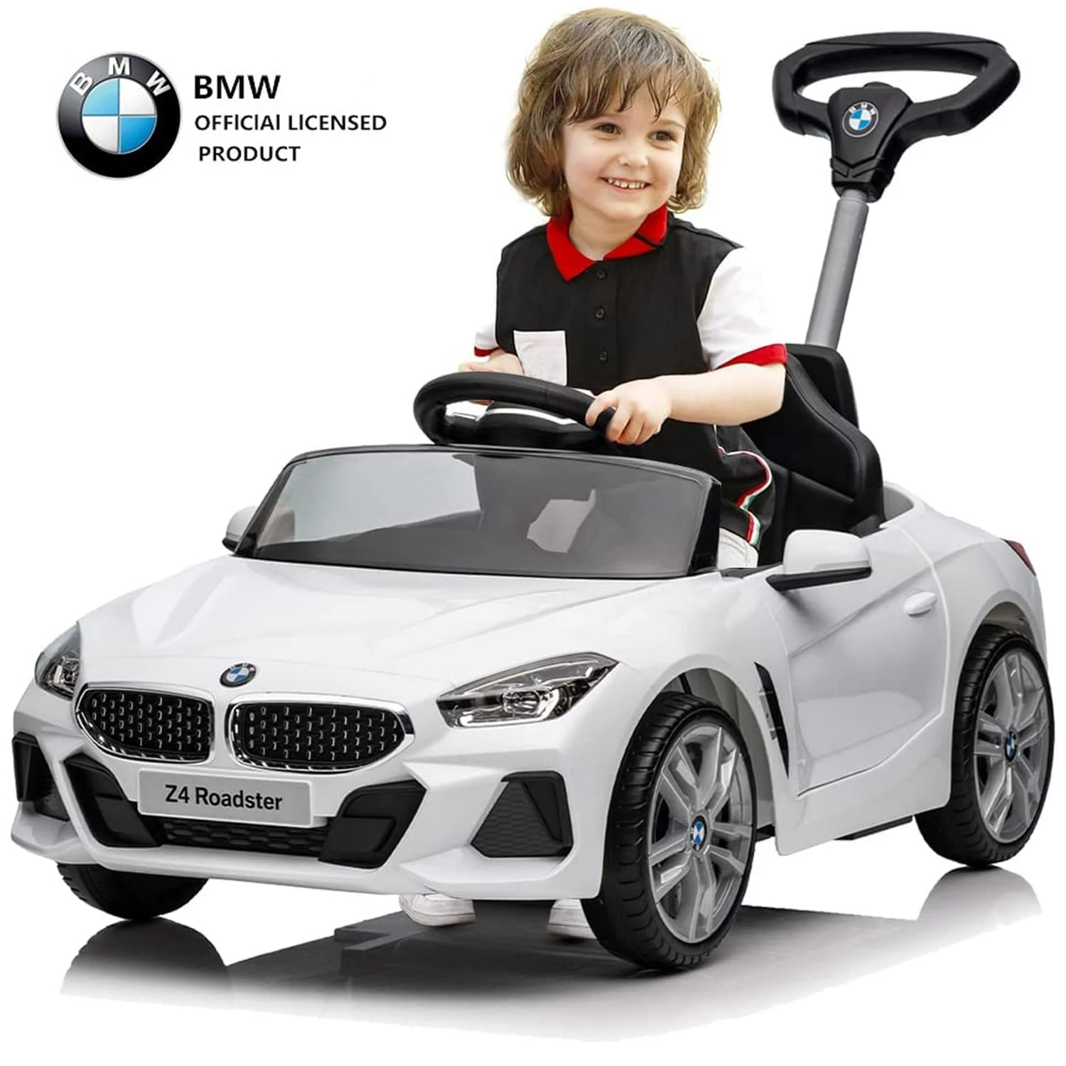 Funyard 3-in-1 Kids' Push Car with Handle , Ride-Ons Toy