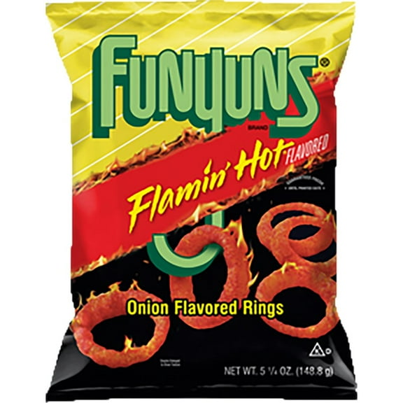 Funyuns Flamin 1PACK,Hot Onion Flavored Rings