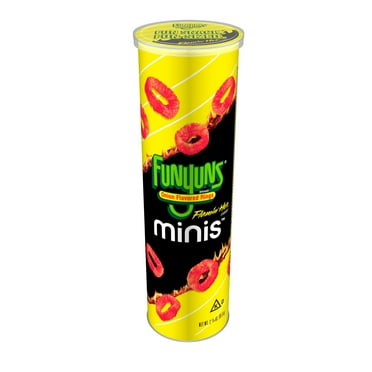 Funyuns Minis Flamin Hot Flavored Onion Rings, 2.785 oz Canister