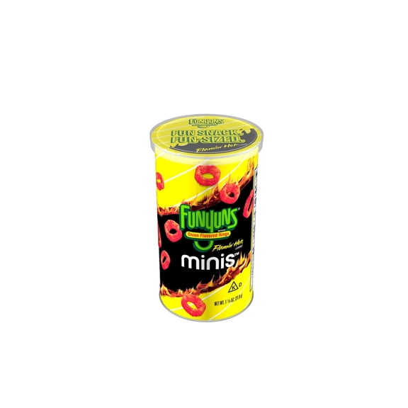 Funyuns Minis Flamin Hot Single Serve Cannister 1.125oz