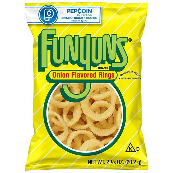 Funyuns Onion Flavored Rings 2.13 OZ Pack of 2