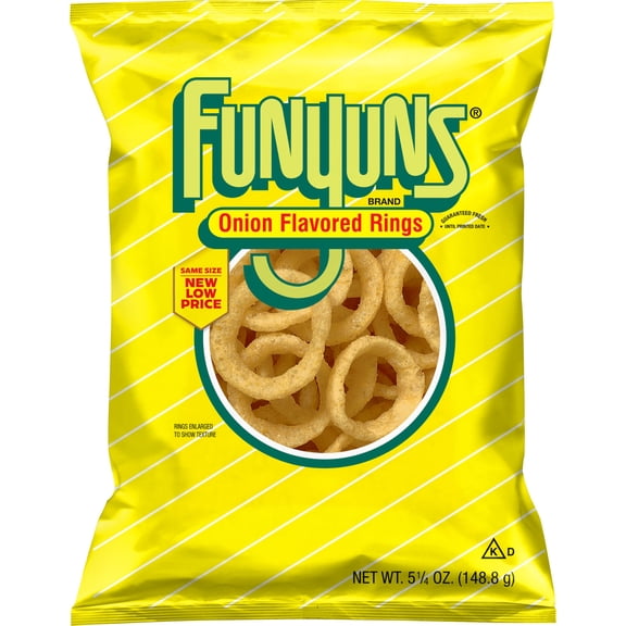 Funyuns Onion Flavored Rings Snacks, 5.25 oz Bag