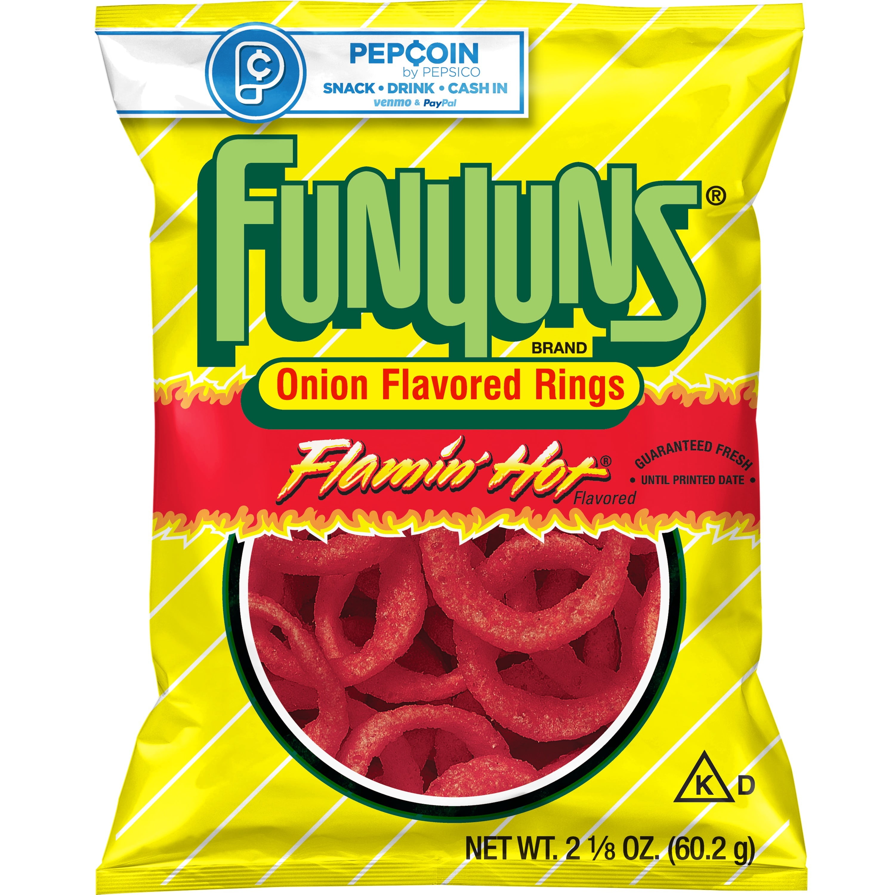 Funyuns Onion Flavored Rings Flamin' Hot 2.125 oz