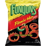 Funyuns Onion Flavored Rings Flamin' Hot Flavored 5.25 oz Bag