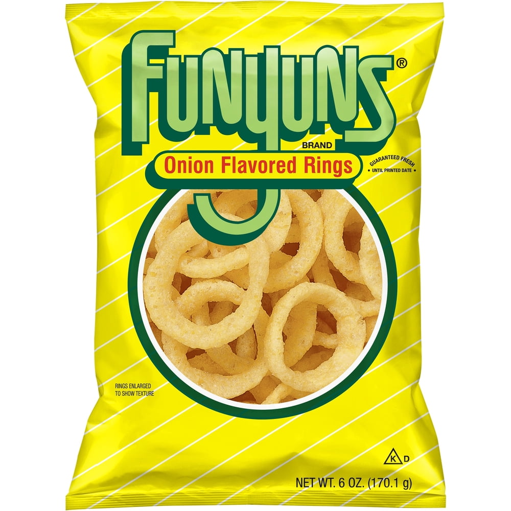 Frito-Lay Funyuns Onion Flavored Rings package