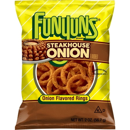 Funyuns Steakhouse Flavored Onion Rings, 2 Ounce Bag