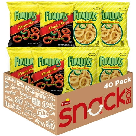 Funyuns Onion Flavored Rings, BCF26 Variety Pack, 0.75 Ounce (Pack of 40)