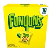 Funyuns Onion Ring Flavored Snack Chips, 10 Count Multipack