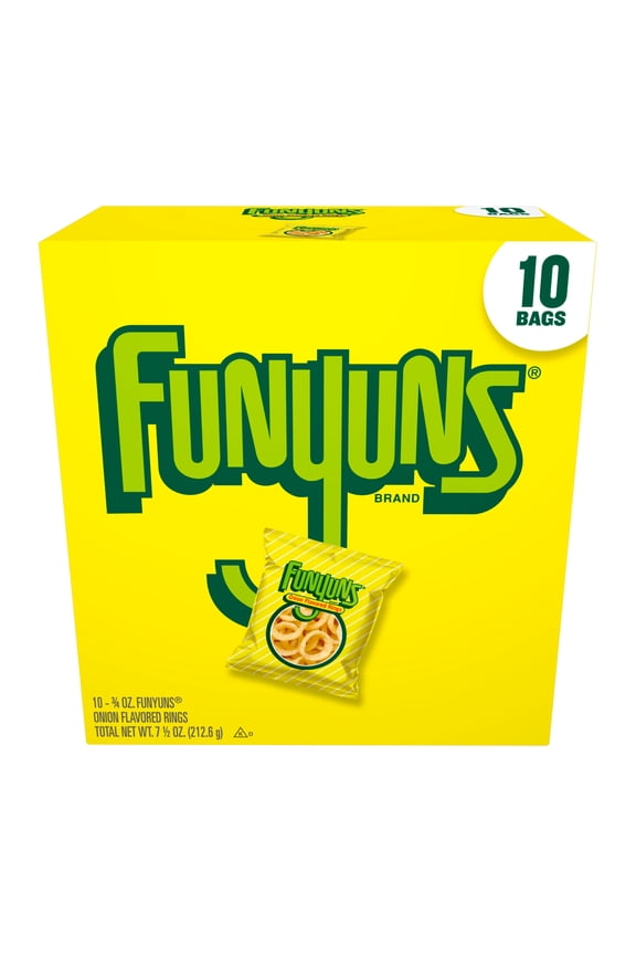 Onion Ring Flavored Snack Chips, 10 Count Multipack