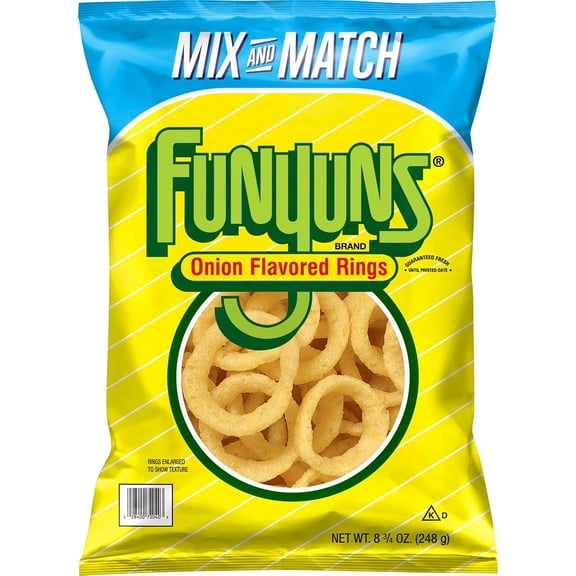 Funyuns Onion Rings Snacks, 8.75 oz.