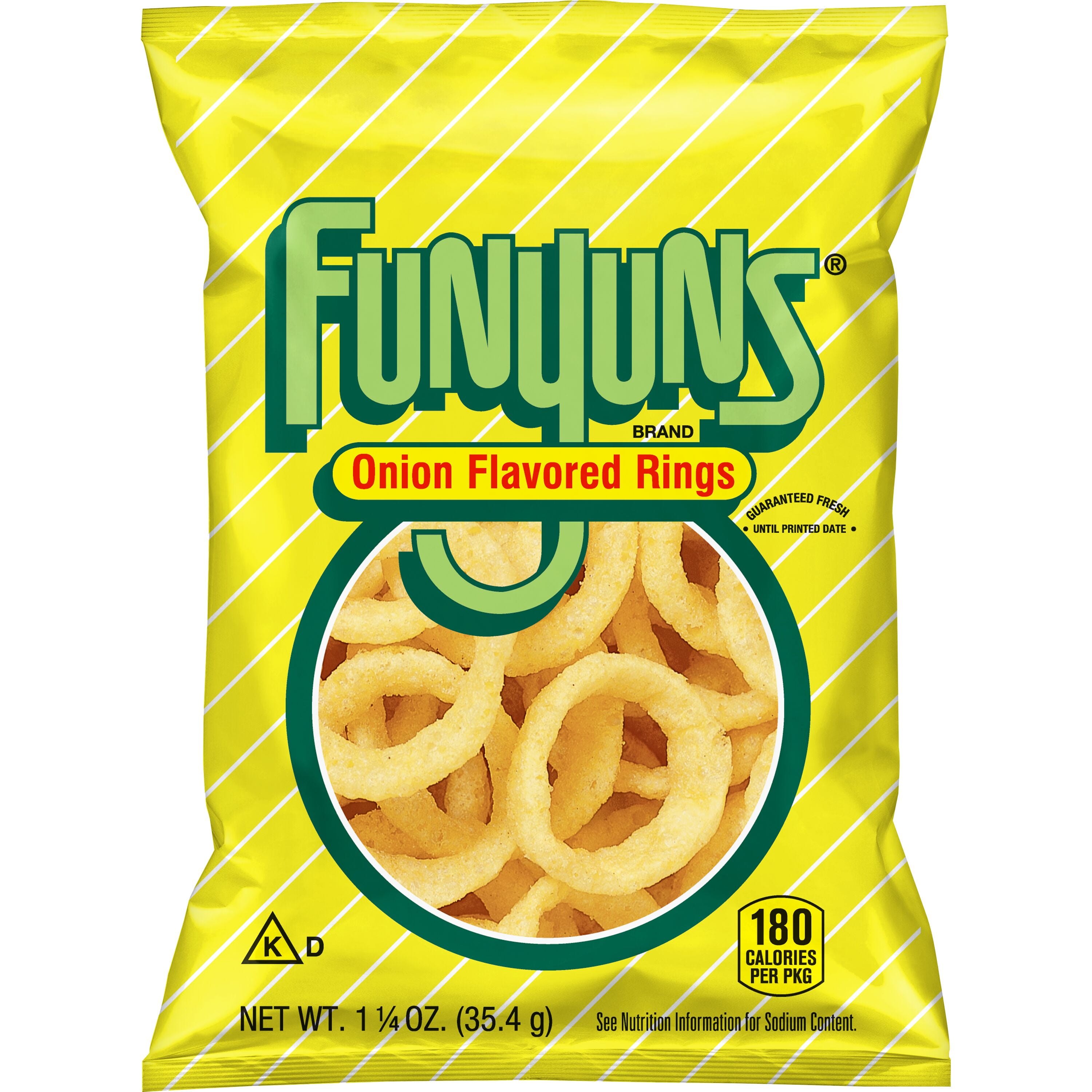 Funyuns® Original Onion Flavored Rings, Snack Chips, 1.25 oz Bag