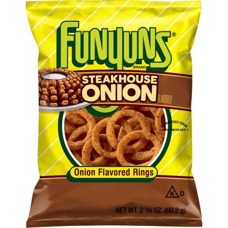 Funyuns Steakhouse Onion Flavored Rings, 2.125 oz Bag