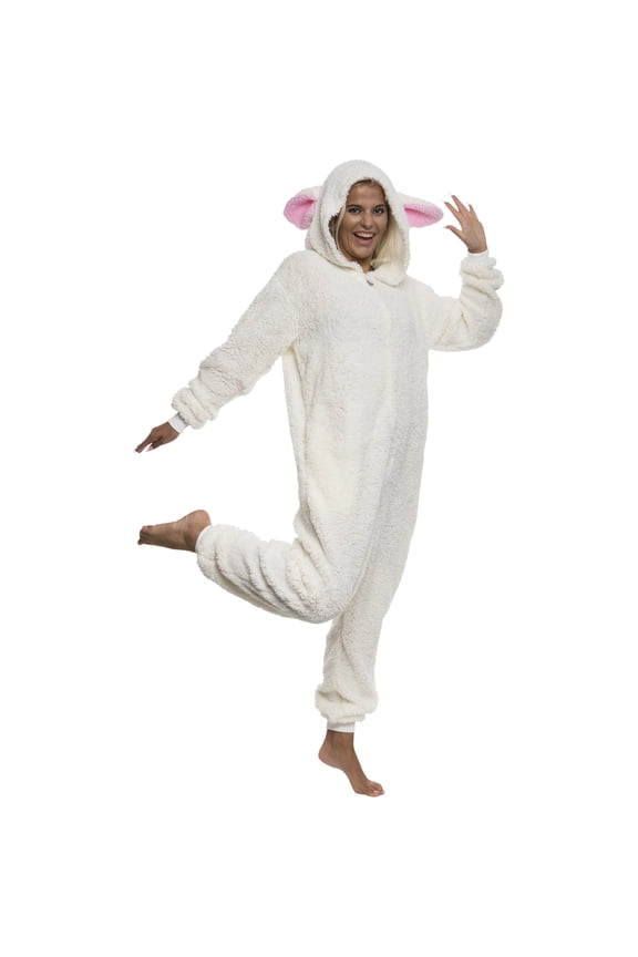 Lamb Women's Novelty Union Suit Costume for Halloween - Medium