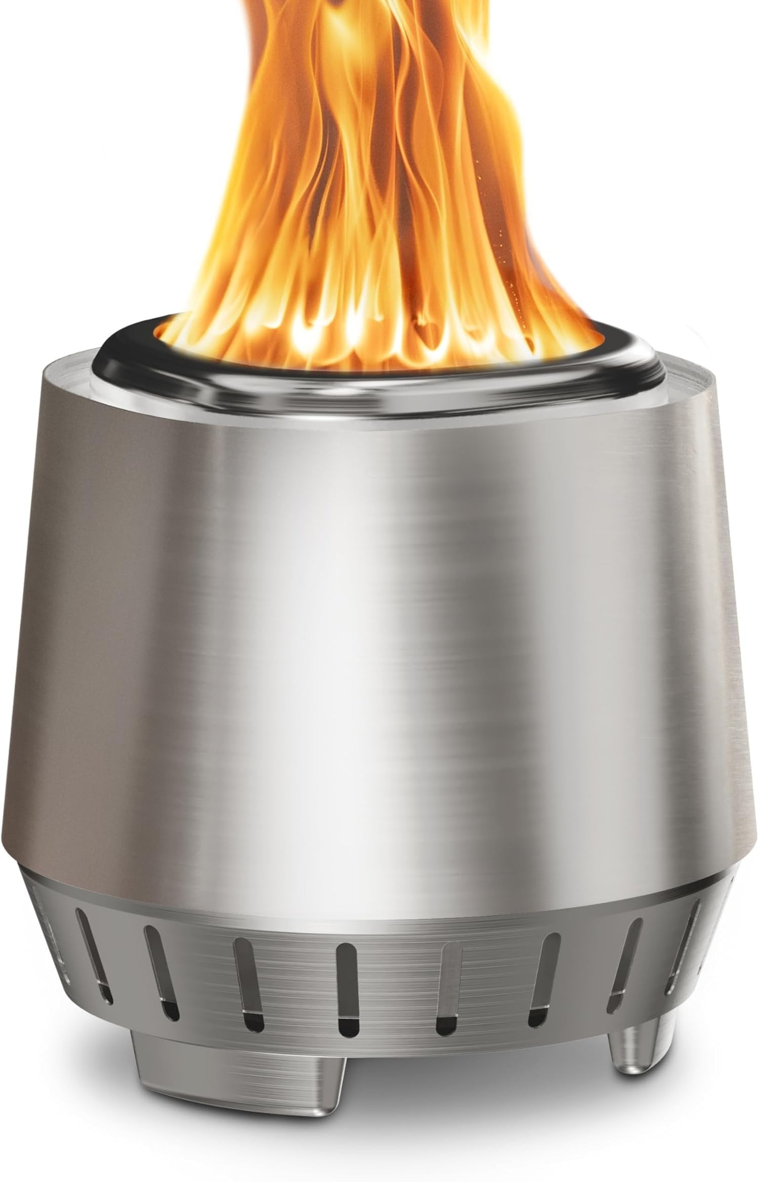 Fuoco Fire Pit 7'' for Patio and Outdoor, 3-in-1 Ash Pan | Portable ...