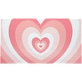 thumbnail image 1 of Fuoxowk Valentines Decorative Door Mat,Valentine''s Day Heart Indoor Outdoor Non-Slip Rugs, Entryway Front Porch Valentine''s Day Love Welcome Doormat for Valentine''s Day Entrance Decoration ,Pink, 1 of 5