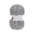 thumbnail image 1 of Fur 100% Polyester Soft Super Chunky Fluffy Faux Fur Knitting and Crocheting Yarn 3.52 oz (100gr) 71 yds (60 m) (Gray), 1 of 6