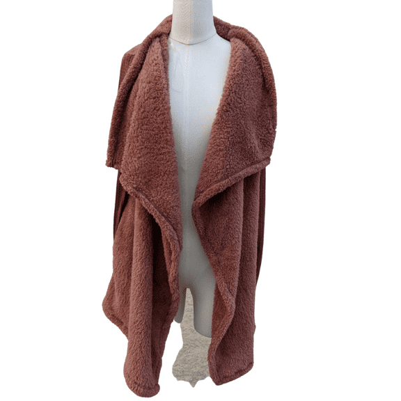 Fur Fluffy Teddy Coat in Pink by JODIFL, brand new