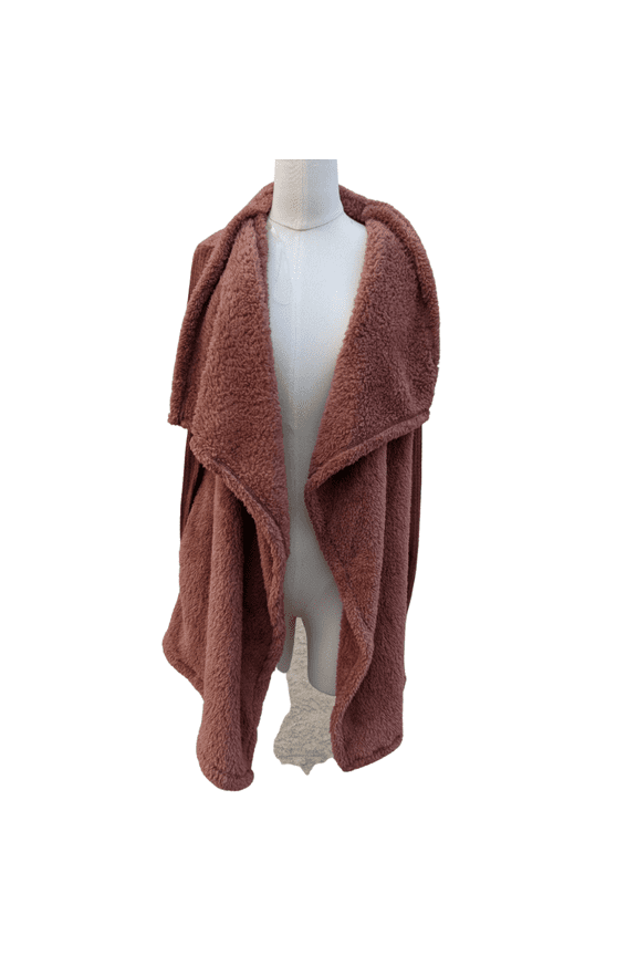 Fur Fluffy Teddy Coat in Pink by JODIFL, brand new