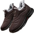 thumbnail image 1 of Fur Lined Snow Boots Fashion Winter Boots Men Casual Sports Shoes (Coffee 39), 1 of 9