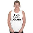 thumbnail image 1 of Fur Mama Cute Pet Owner Cat Dog Mom Tank Top Tee Shirt Women Brisco Brands M, 1 of 6