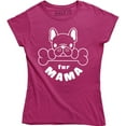 thumbnail image 1 of Fur Mama Mom Of Dogs Pet Lover Gift Mother Day Birthday Mom French Tee Shirt, 1 of 4