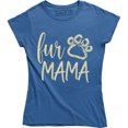 thumbnail image 1 of Fur Mama Mom Of Dogs Pet Lover Gift Mothers Day Birthday Cat Mom T-Shirt, 1 of 4