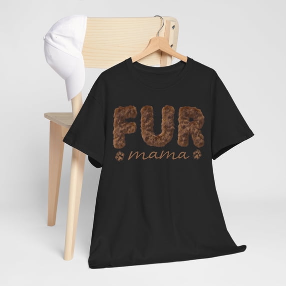 Fur Mama Shirt, dog parent Shirt, dog mama Shirt, fur mama ID-0408-5BV9