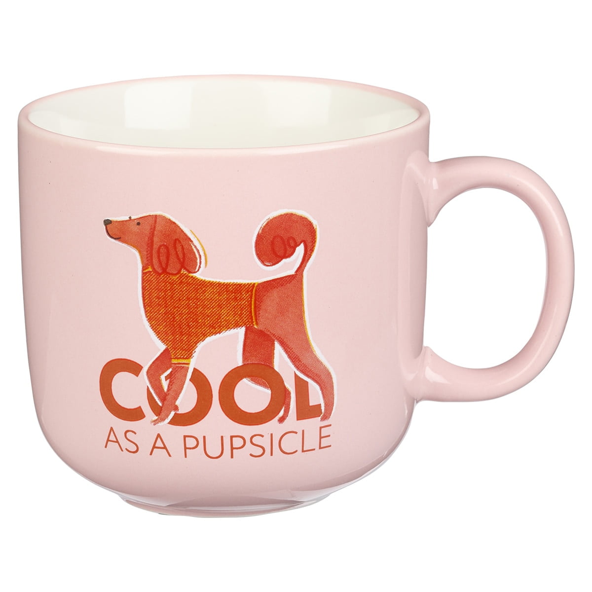 The Fur Side Dog Mom Gift Coffee Mug, Cool as a Pupsicle Fun