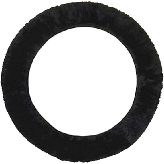 Fur Steering Wheel Cover, Plush Faux Fur Fuzzy Steering Cover Non-Slip for Car Truck Van SUV, Fits 14.5-15.5" Steering Wheel