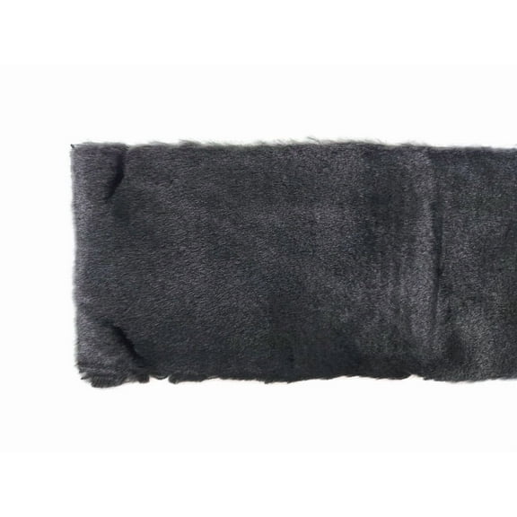 Fur Trim - 4" Wide Black Fur Trims Faux Fake Fur Trimming By the Yard M403.33