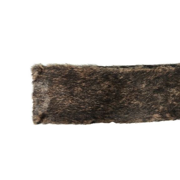 Fur Trim - 4" Wide Brown Fur Trims Faux Fake Fur Trimming By the Yard (S9630-MINK) M403.34